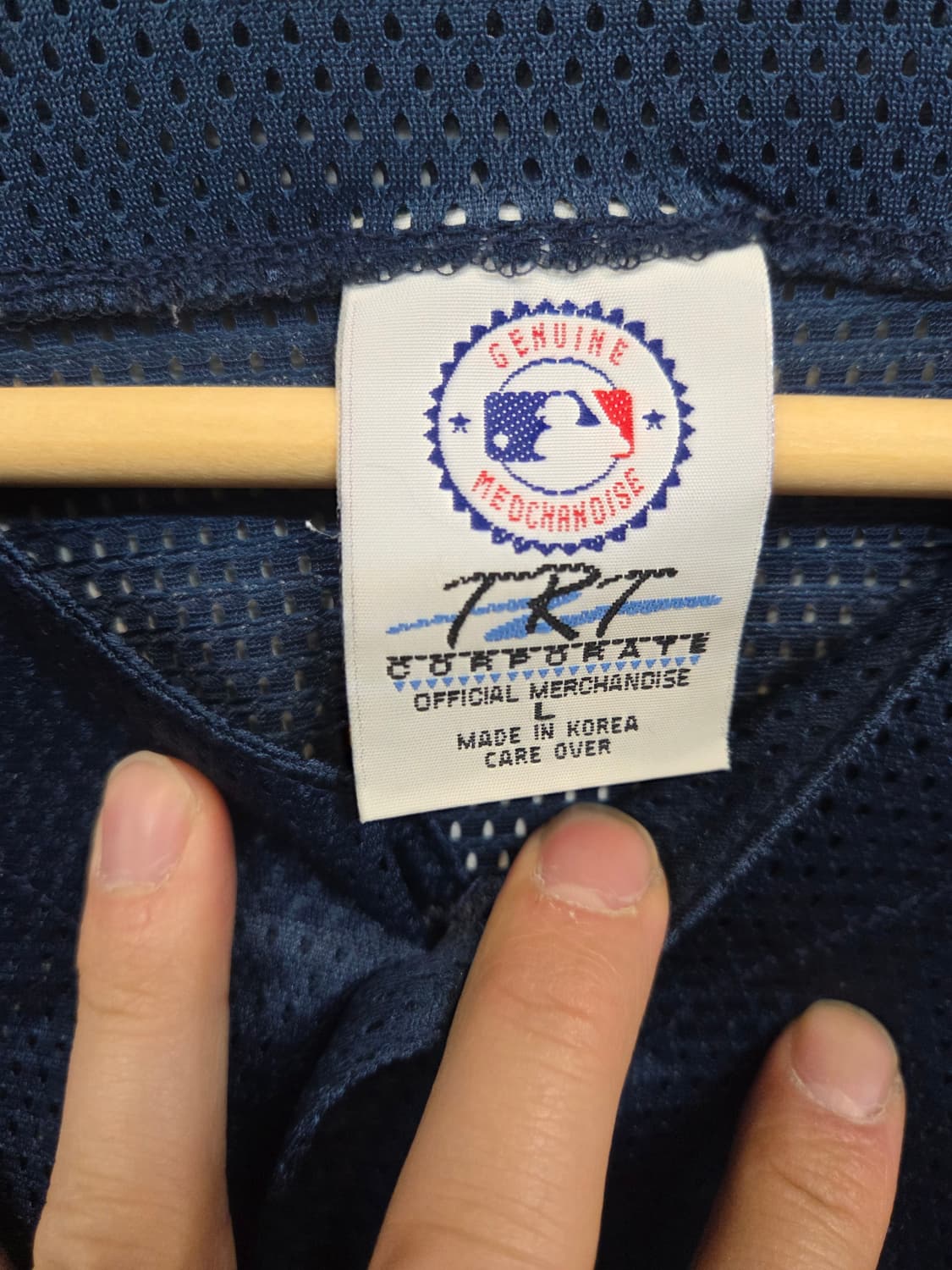 Trt mlb 뉴욕양키즈 유니폼 메쉬 져지반팔 L 상품이미지3