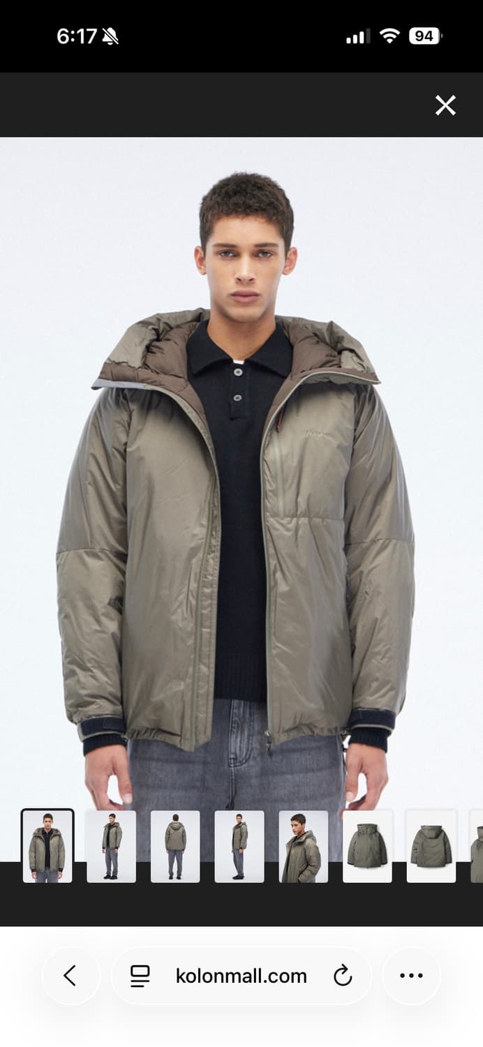 [NANGA] 오로라 텍스 다운 자켓 카키 xl 상품이미지2