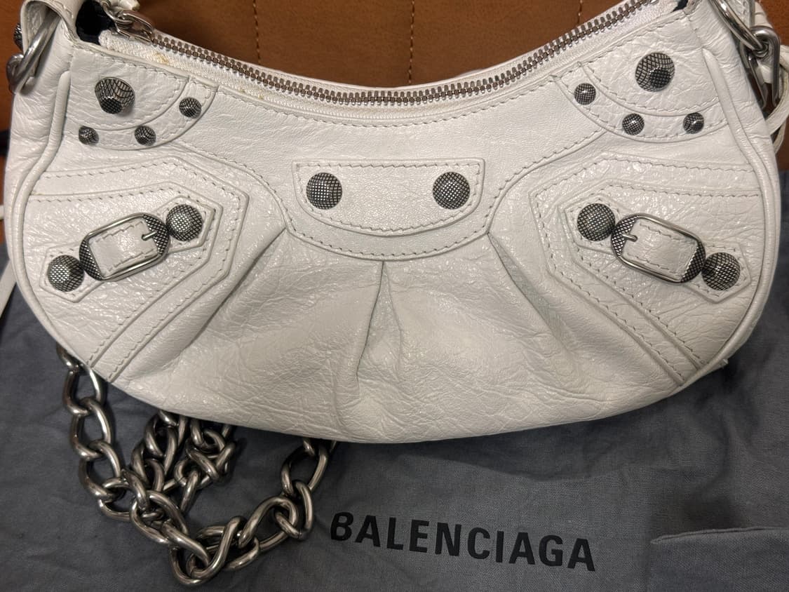 Balenciaga 르카골 화이트 XS 체인 상품이미지3