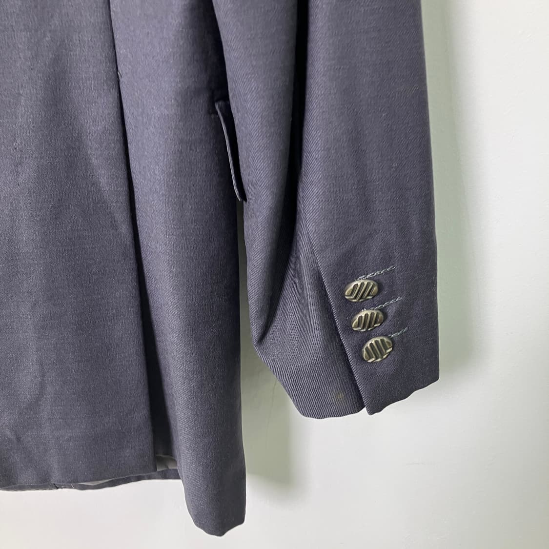 랑방 재팬판 단추 각인 올드 블레이저 상품이미지5