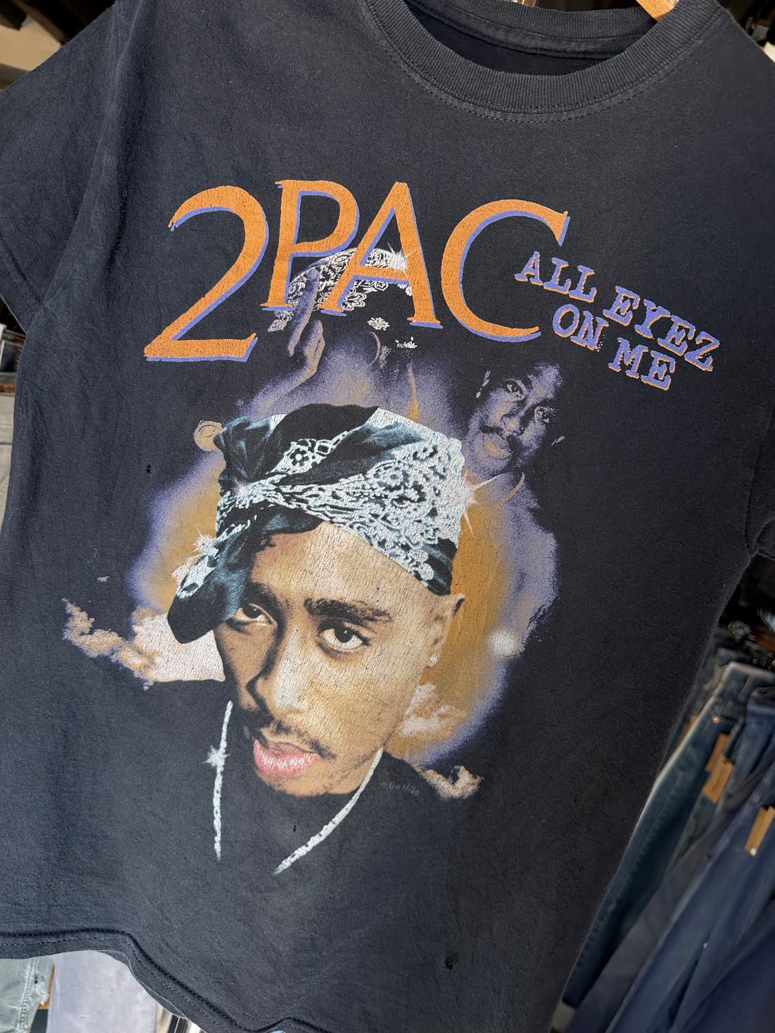투팍 2pac 래퍼 프린팅 티셔츠 상품이미지3