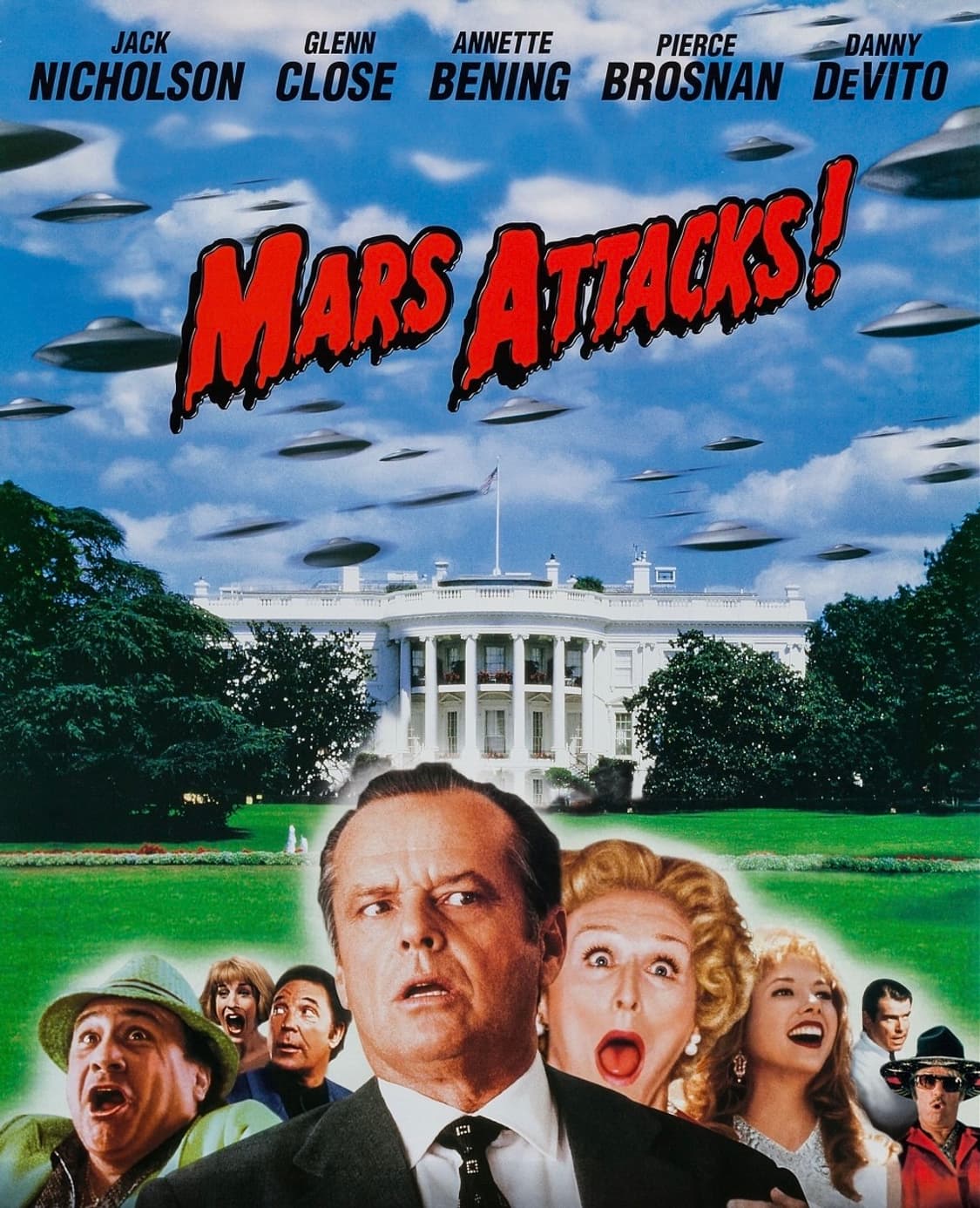 국내 유일 90s USA 영화 마스어택 화성침공 크루 빈티지 바시티 자켓 상품이미지4