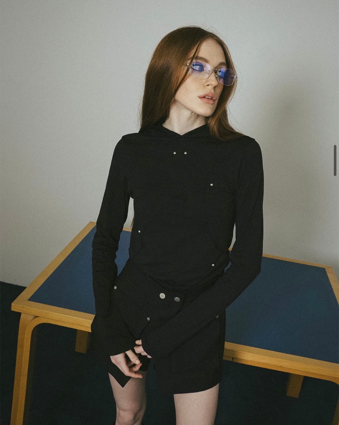 시스에이 스터드 후드 상품이미지4