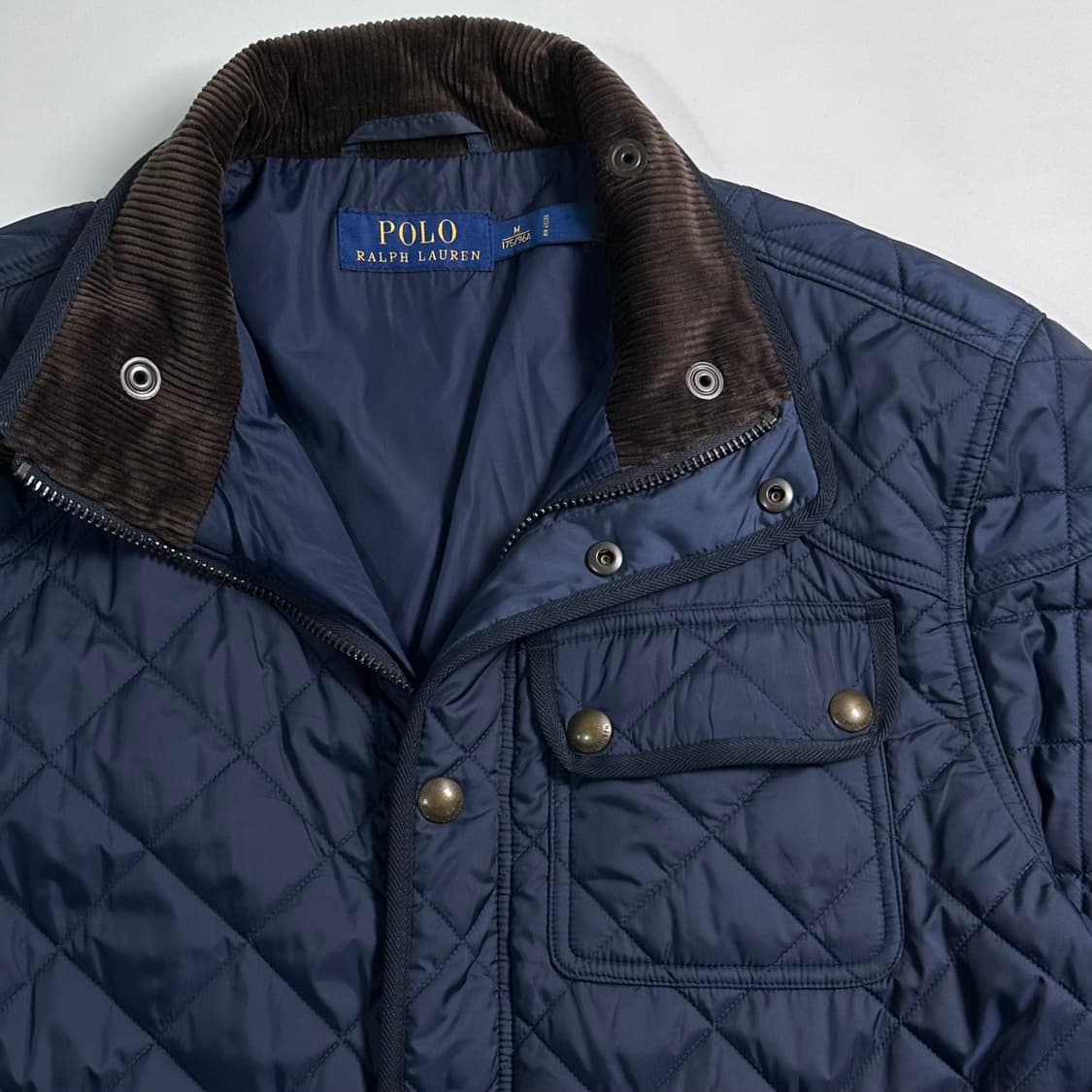 폴로 랄프로렌 네이비 3포켓 퀼팅 자켓 상품이미지4
