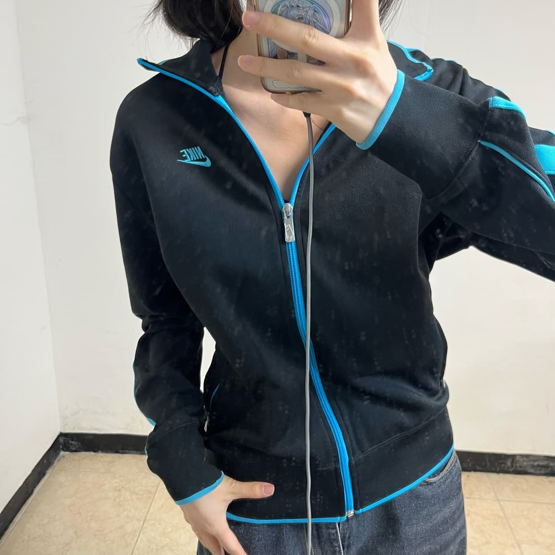 Nike Black Mint Track Jacket 상품이미지3