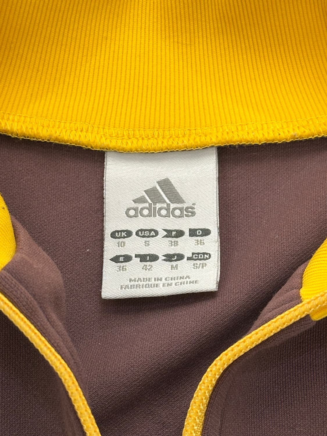 M)Adidas 빈티지 여성 빅로고 옐/퍼 트랙탑 져지 상품이미지3