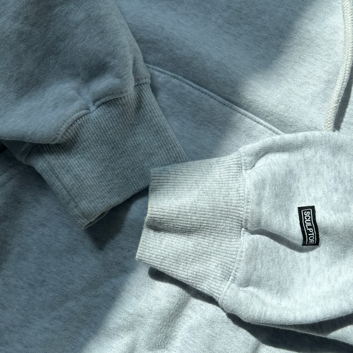 스컬프터 멜란지 심볼 로고 후드티 상품이미지5