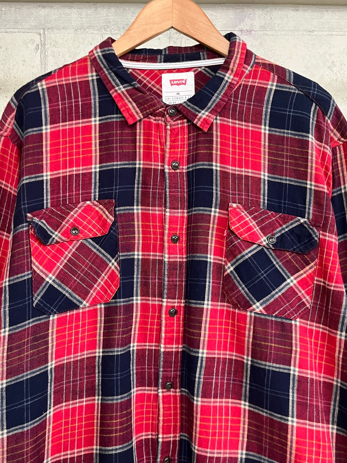Levi's Western Check Flannel Shirt 상품이미지2