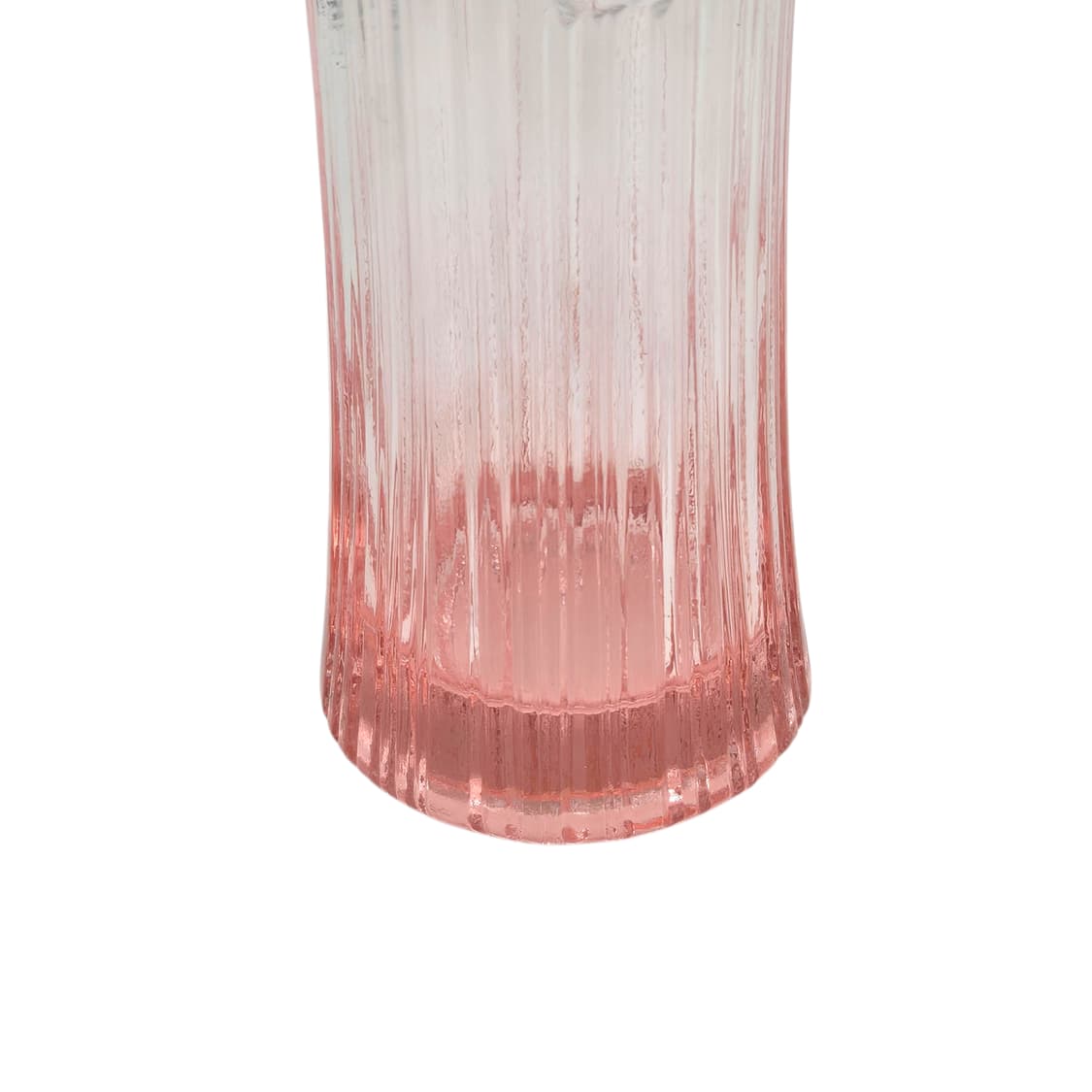 80s 이와사와 플리츠 꽃잎 핑크 기둥 꽃병 상품이미지3