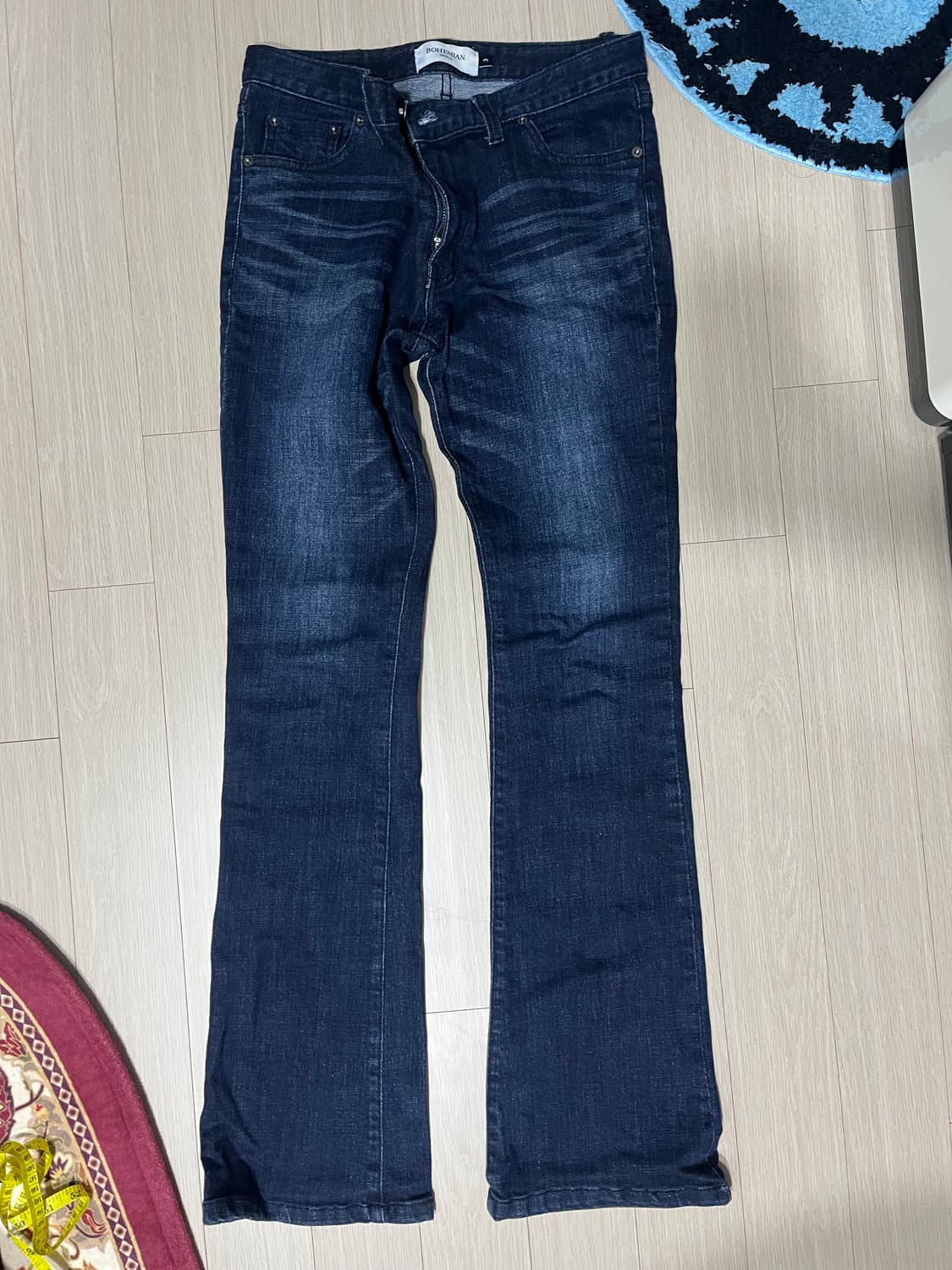 보헤미안서울 bohemian seoul 딥블루 워싱 부츠컷 상품이미지1