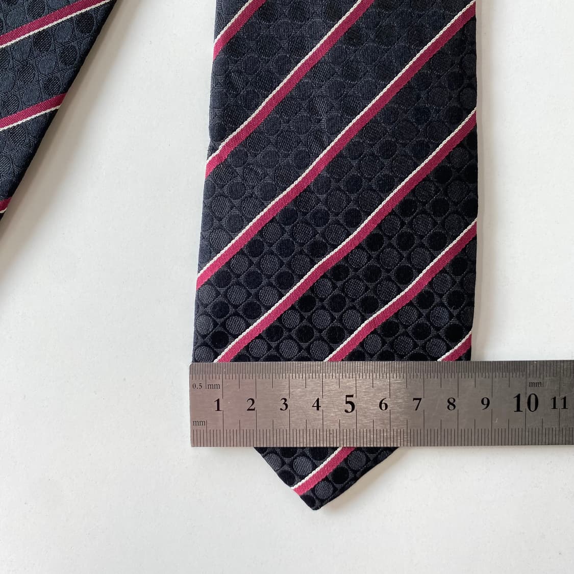 아쿠아스큐텀 정품 명품 넥타이 실크100 8.3cm 상품이미지8