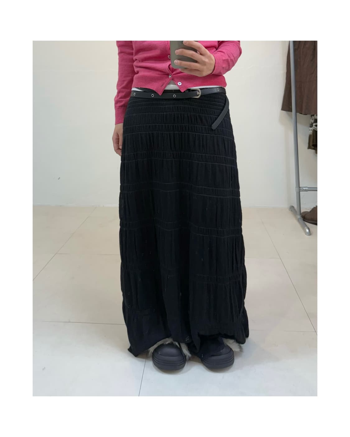 빈티지 맥시 롱 스커트 상품이미지1