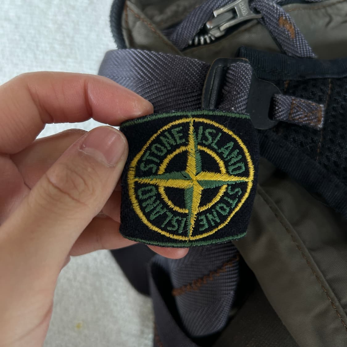 스톤아일랜드 정품 구형 힙색 가방 상품이미지8