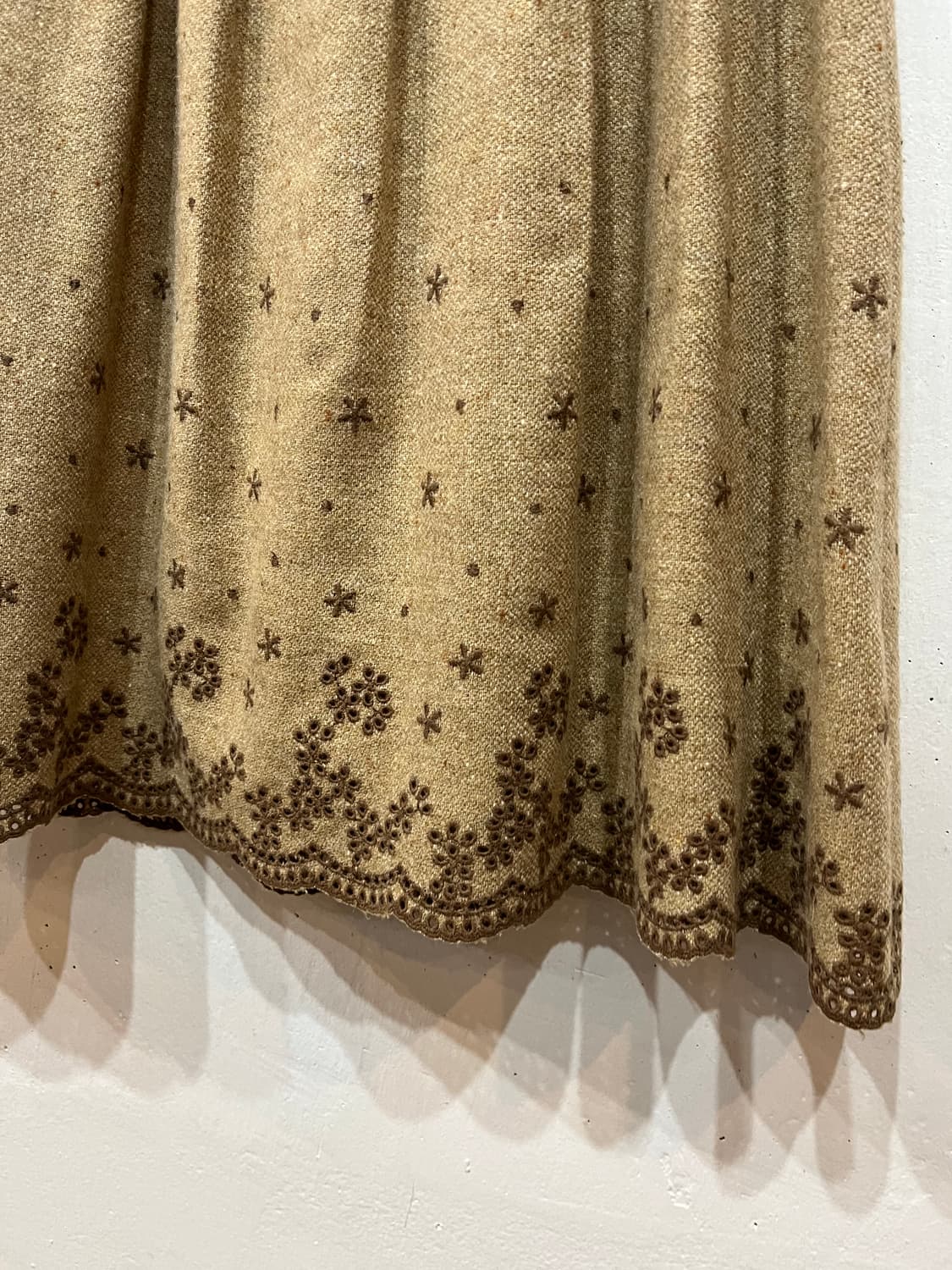 KATHARINE ROSS 자수 울 스커트 치마 Made in JAPAN 상품이미지4