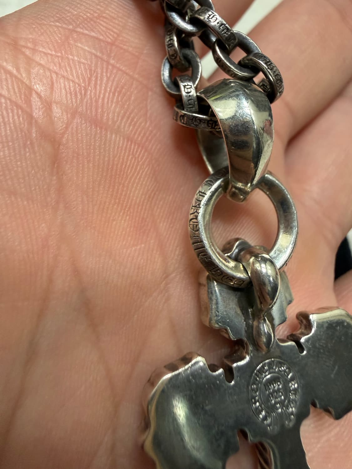 크롬하츠 필리그리 위드 베일 xs + 스몰 페이퍼 체인 24인치 상품이미지4