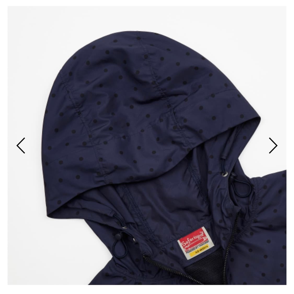 S CLEF DOT WINDBREAKER (NAVY) 상품이미지3