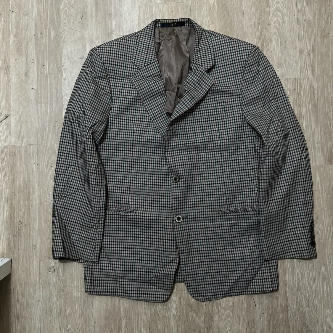 닥스 남성 클래식 체크 정장 자켓 L/100  상품이미지1