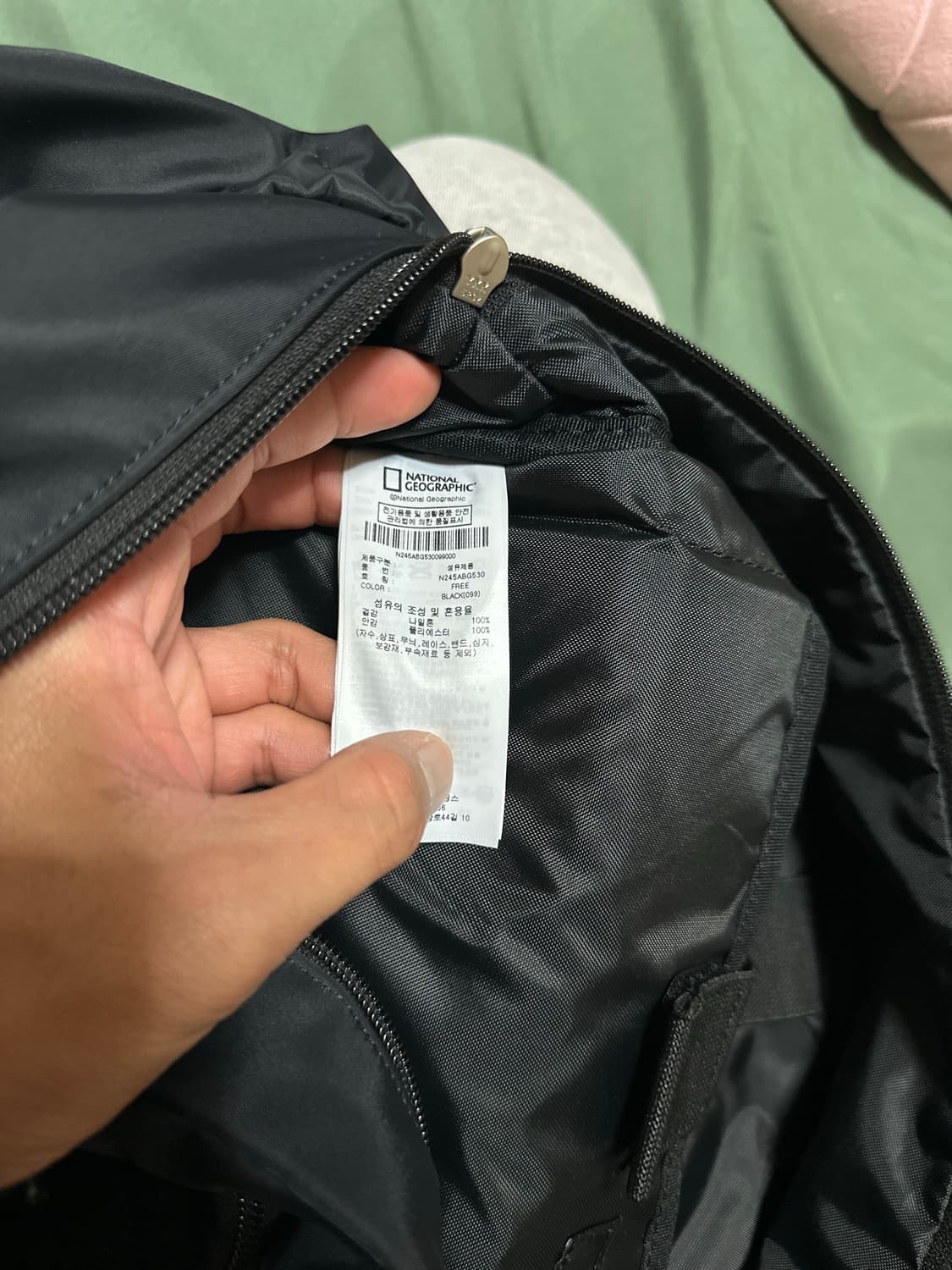 내셔널지오그래픽 블랙 백팩 판매 상품이미지5