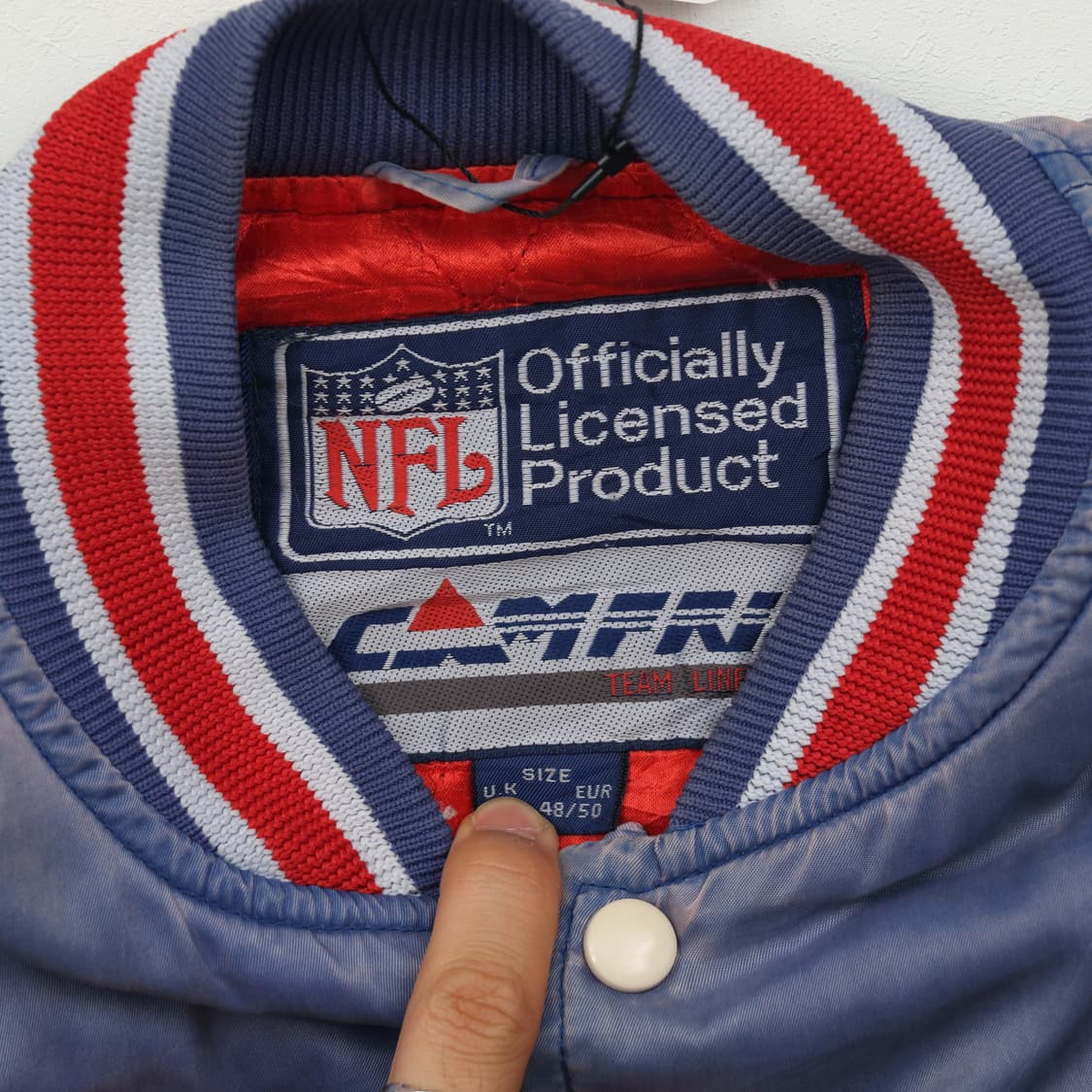 80s NFL 자이언츠 올드스쿨 스타디움 자켓 XL A1129 상품이미지4