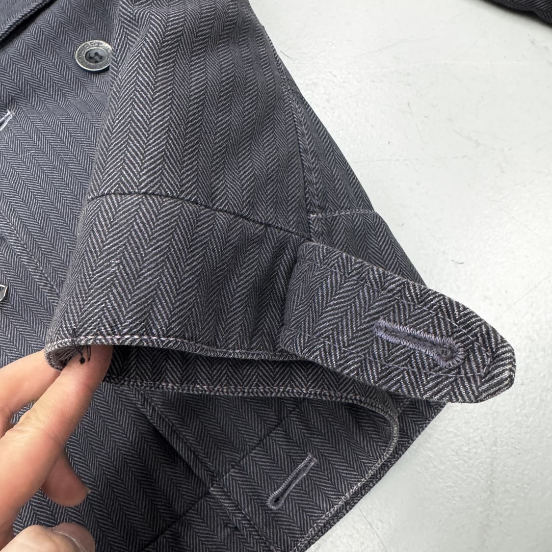 디젤 Y2K 코튼 크롭 라이더 자켓 상품이미지7