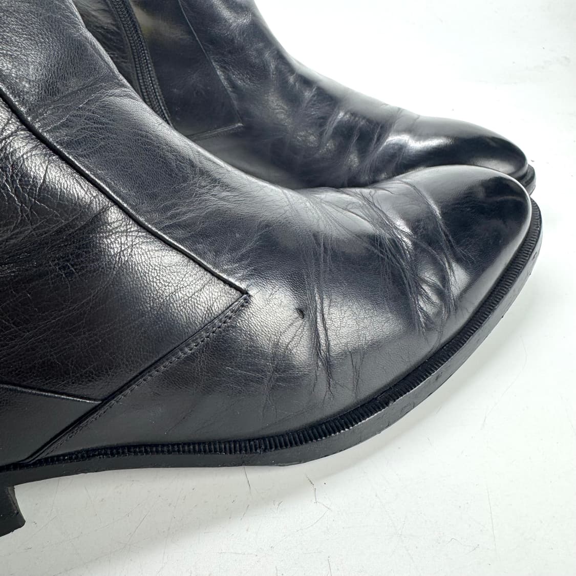 260)발리 빈티지 집업 레더 부츠 상품이미지6