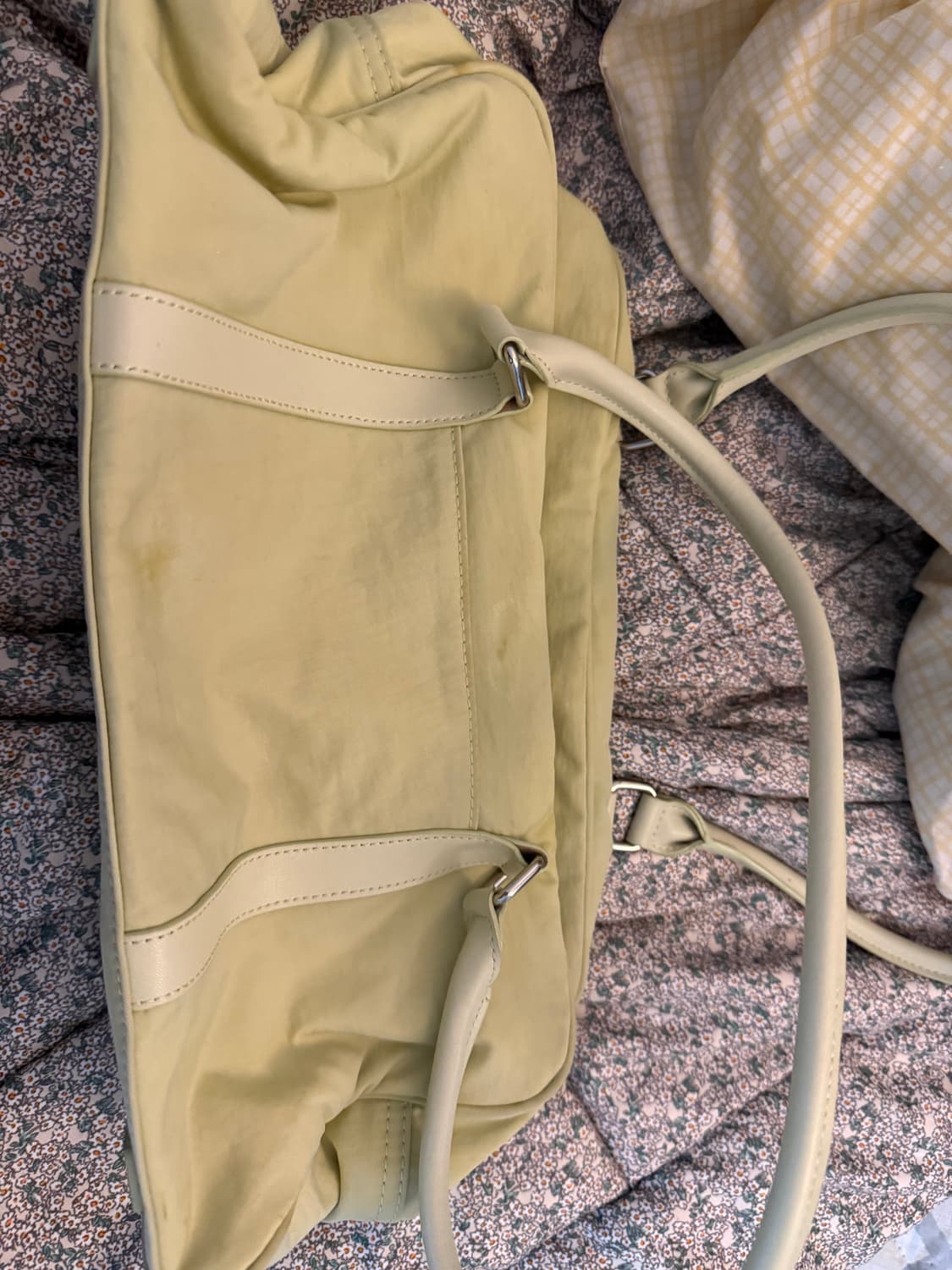 마땡킴 스포티 토트백 베이지 상품이미지8