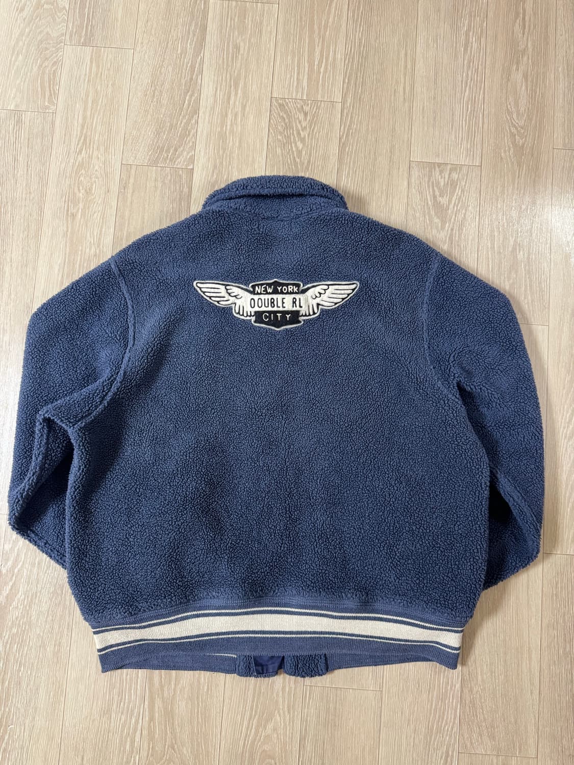 XL 더블알엘 레이싱 네이비 플리스 집업 자켓 상품이미지10