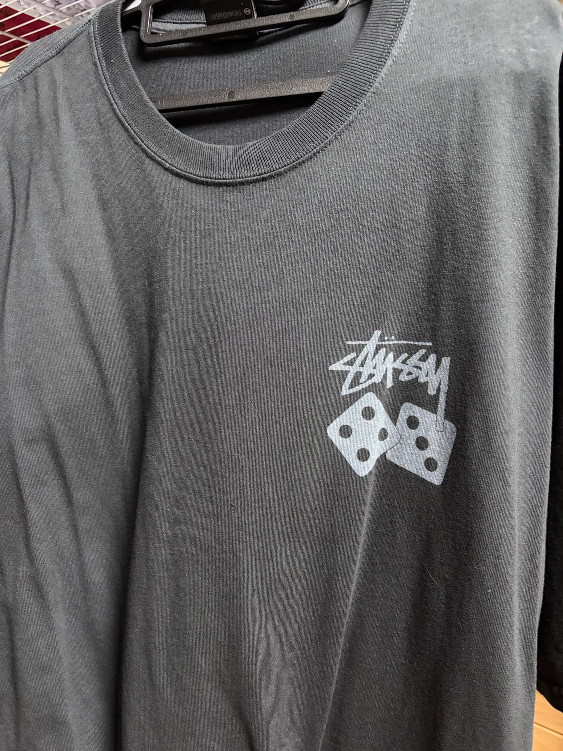 스투시 피그먼트 다이드 다이스 블랙 xl 상품이미지3