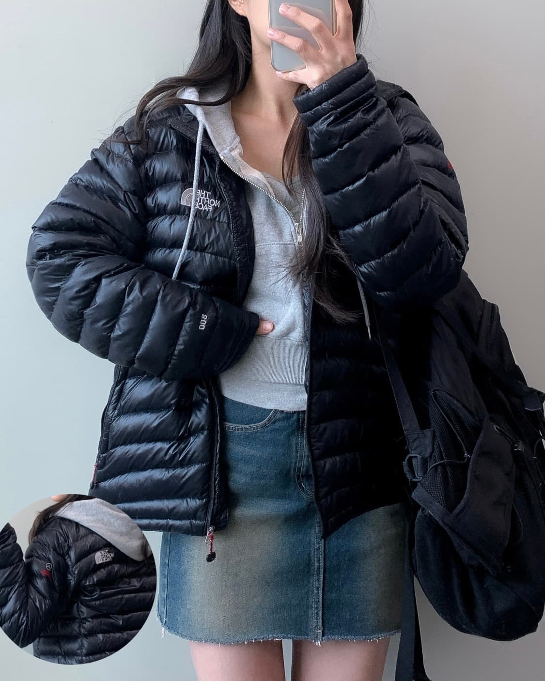 노스페이스 경량 패딩 상품이미지1