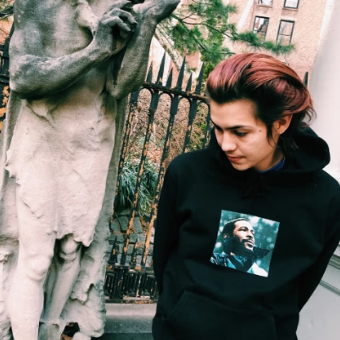 슈프림 마빈 게이 후디 블랙 (L) - 18FW 상품이미지2