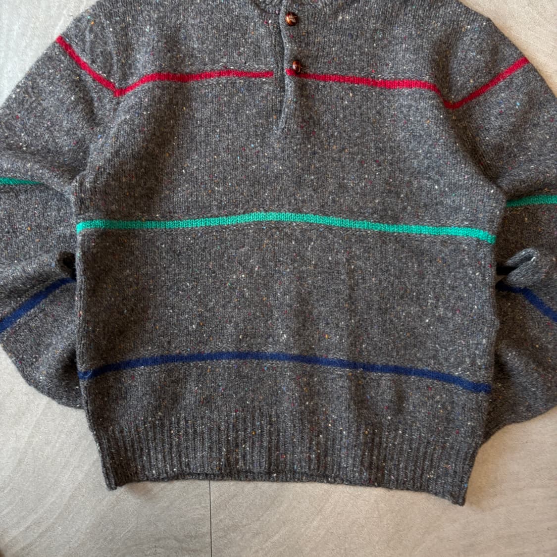 80s 80년대 미국 생산 펜들턴 울 니트 상품이미지4
