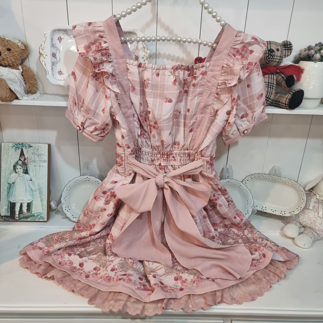 LIZ LISA (리즈리사) 플라워  리본 원피스 상품이미지10