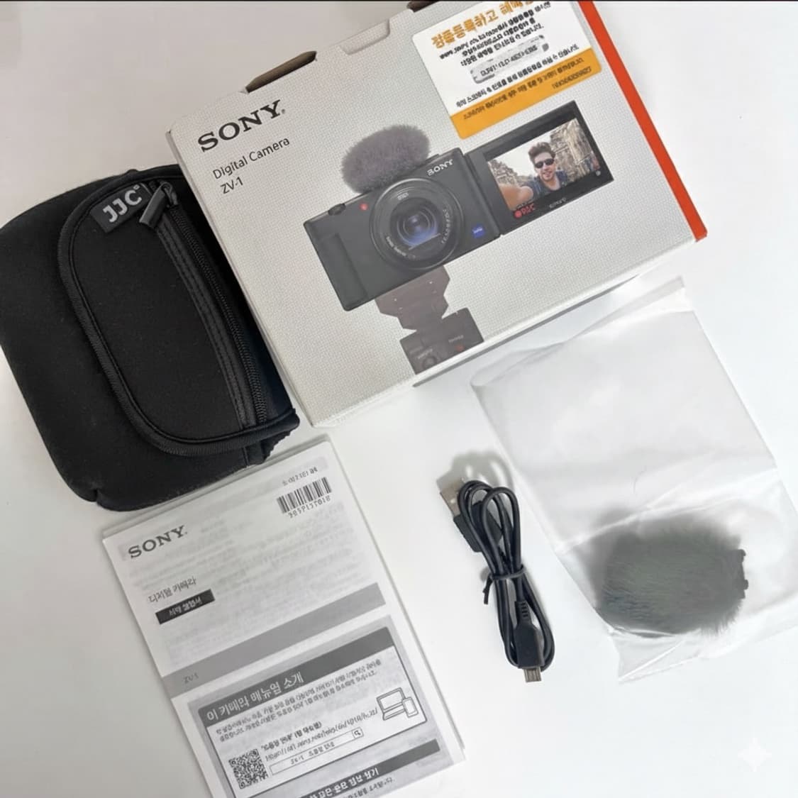 소니 ZV-1 브이로그 카메라 블랙 풀박스 상품이미지5