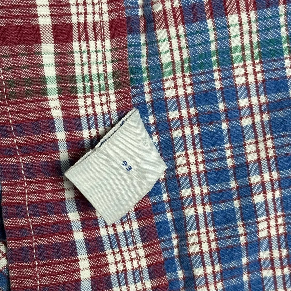 빈티지 90s 폴로 랄프로렌 시어서커 빅셔츠 XL 상품이미지7