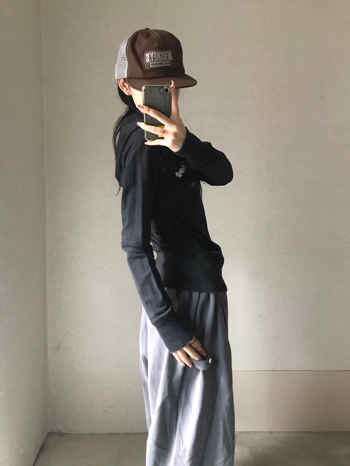 타미힐피거 블랙 슬림핏 후드집업 상품이미지4
