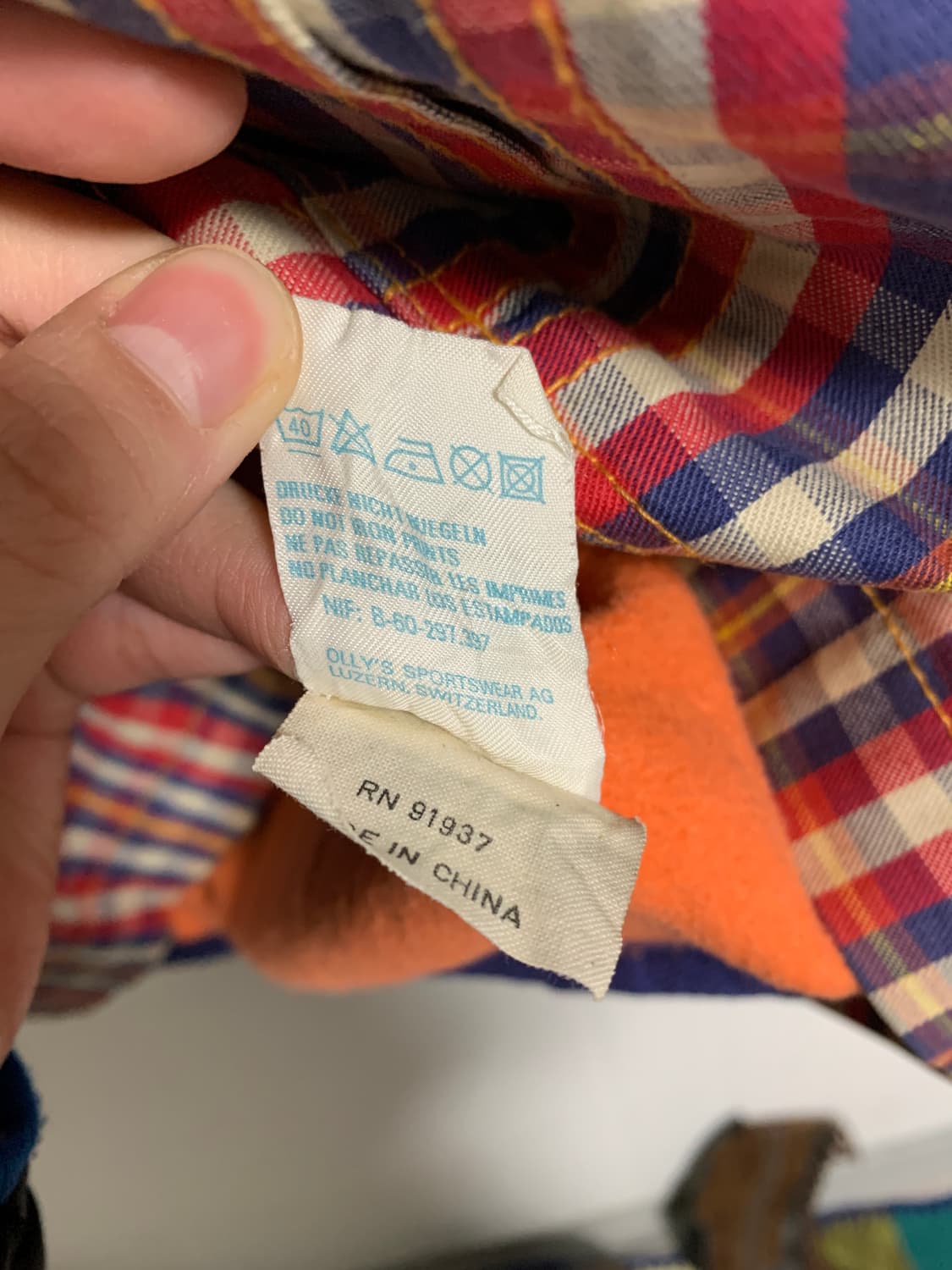 OILILY 체크패턴 패딩 점퍼 상품이미지9