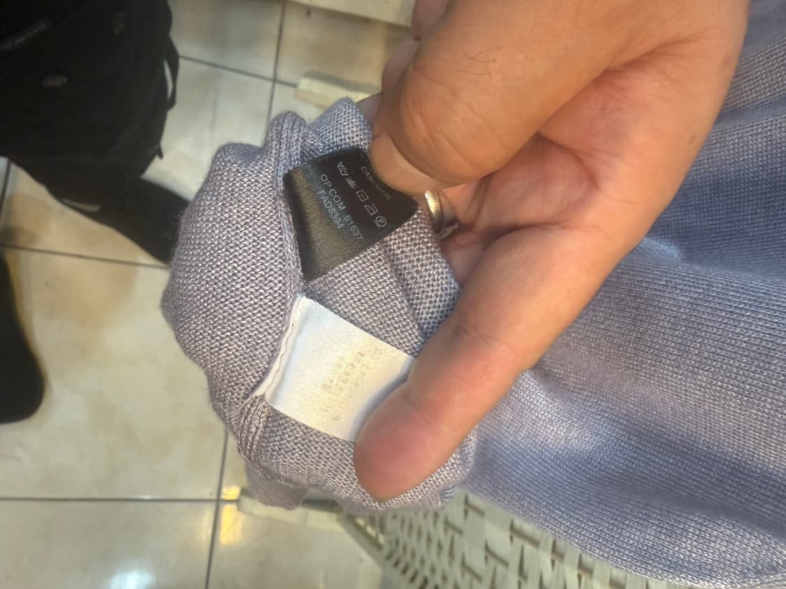 52/105 정품 로로피아나 캐시+실크혼방 조끼 팝니다 상품이미지5