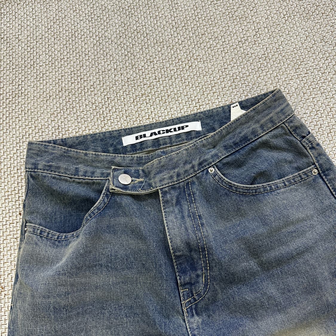 S 블랙업 빈티지 워싱 데님 팬츠 0403D 상품이미지2