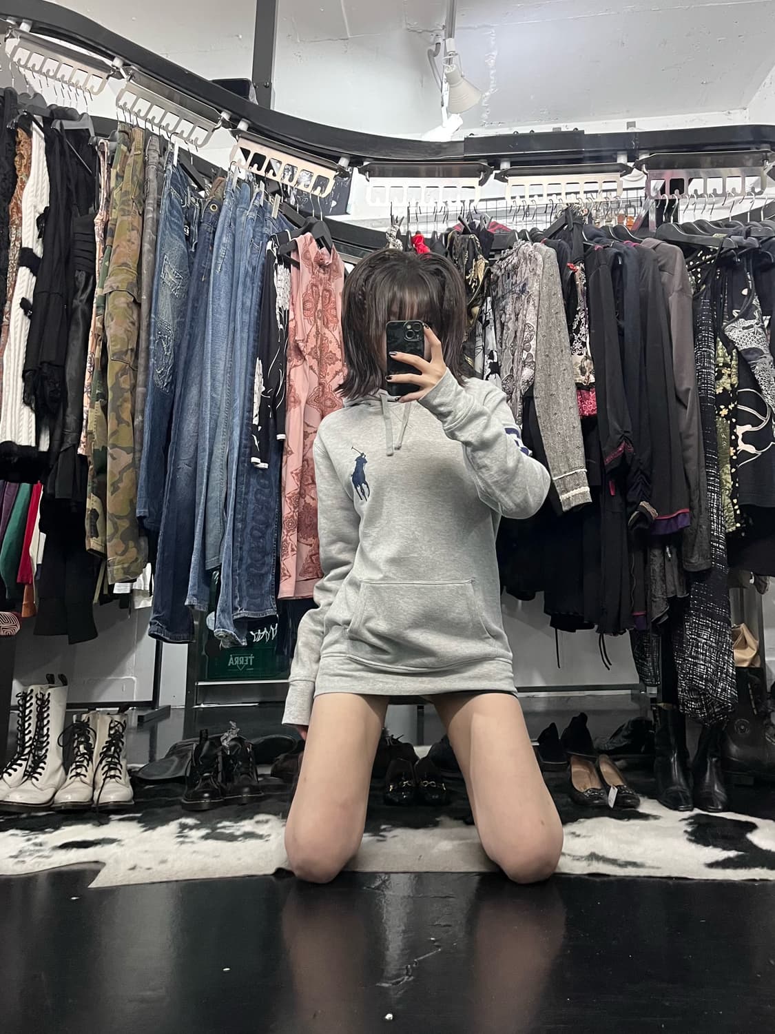 폴로 랄프로렌 자수 후드티 상품이미지1