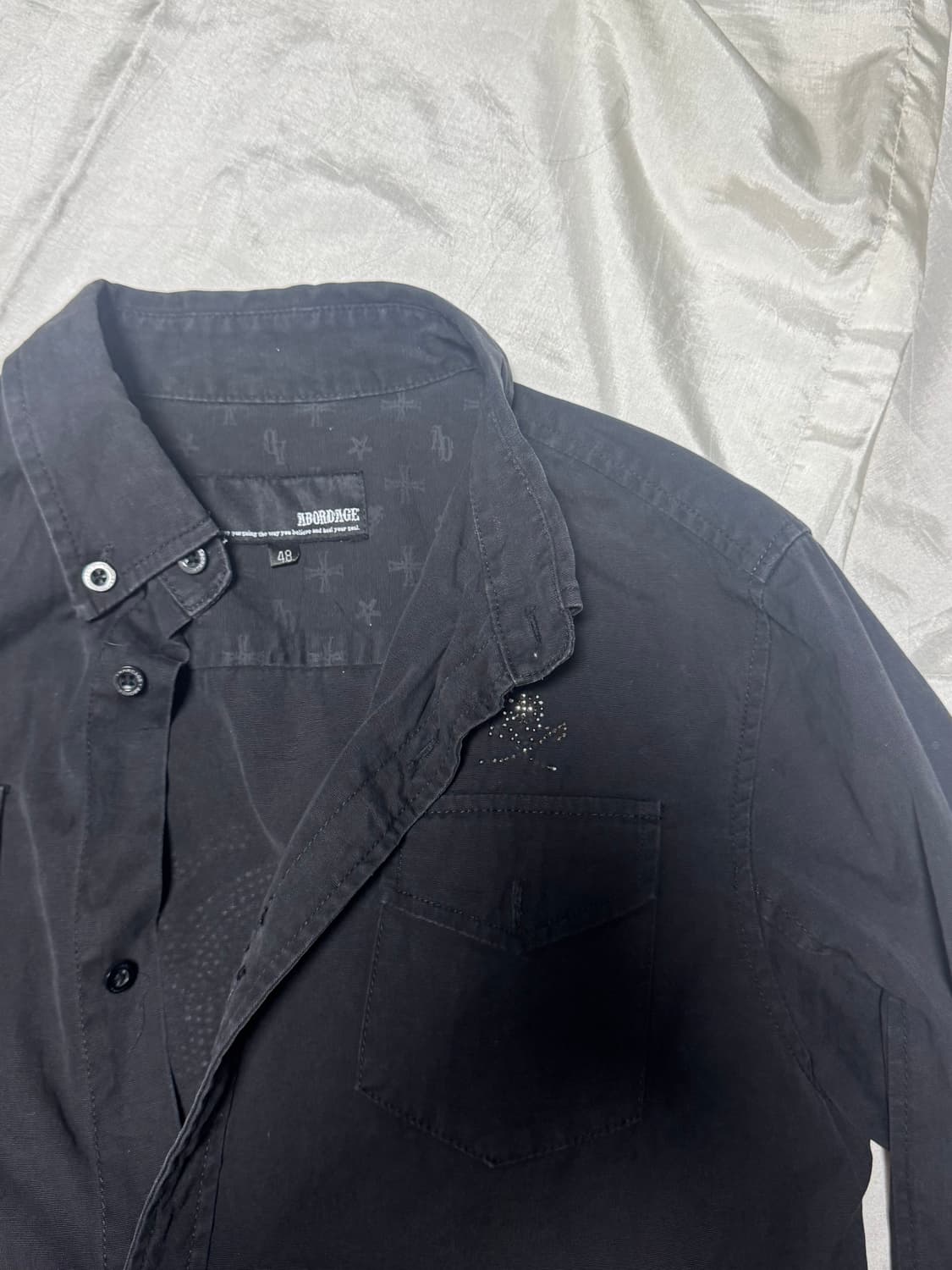 O0s Skull Printed Detail Shirt 상품이미지3