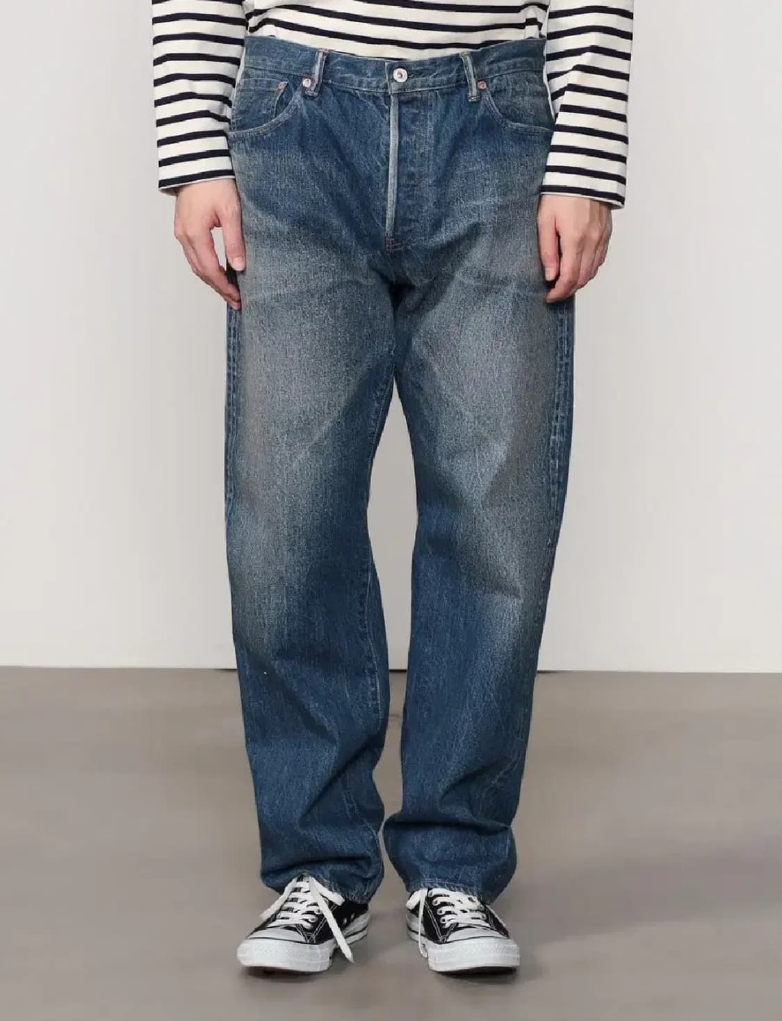 헤릴 레귤러 핏 데님 빈티지 worn 25ss 3사이즈 상품이미지2