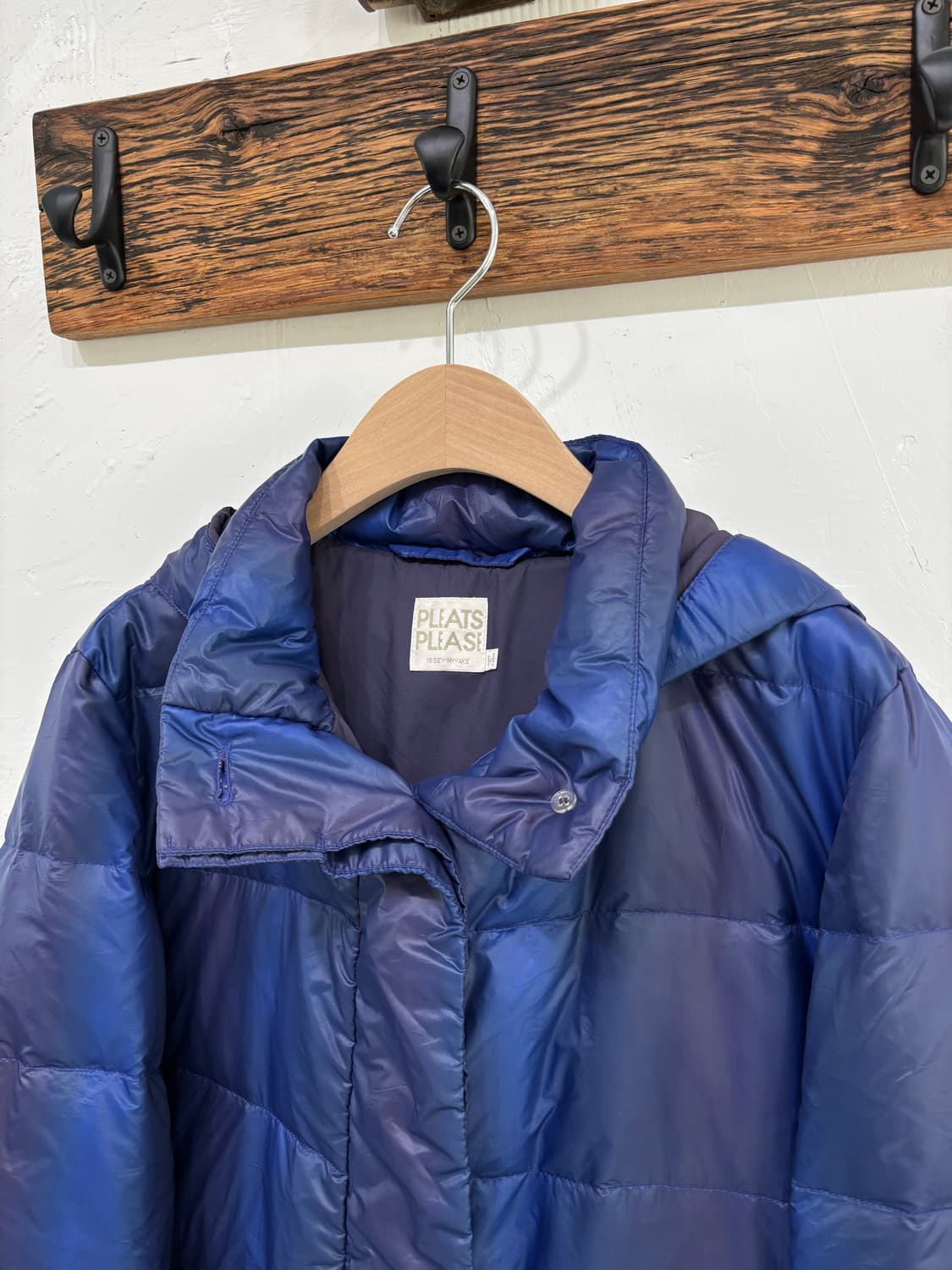 Pleats Please 플리츠플리즈 블루 타이다이 롱패딩 상품이미지4