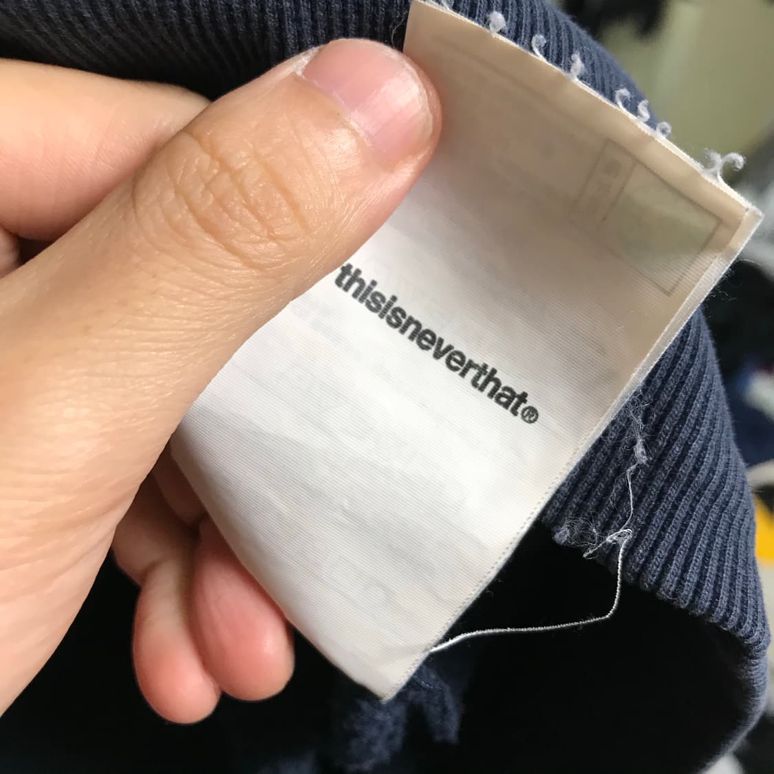 디스이즈네버댓 빅로고 후드티 상품이미지6