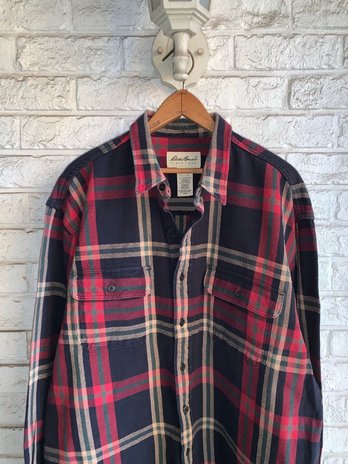 빈티지 에디바우어 플라넬 셔츠  상품이미지2