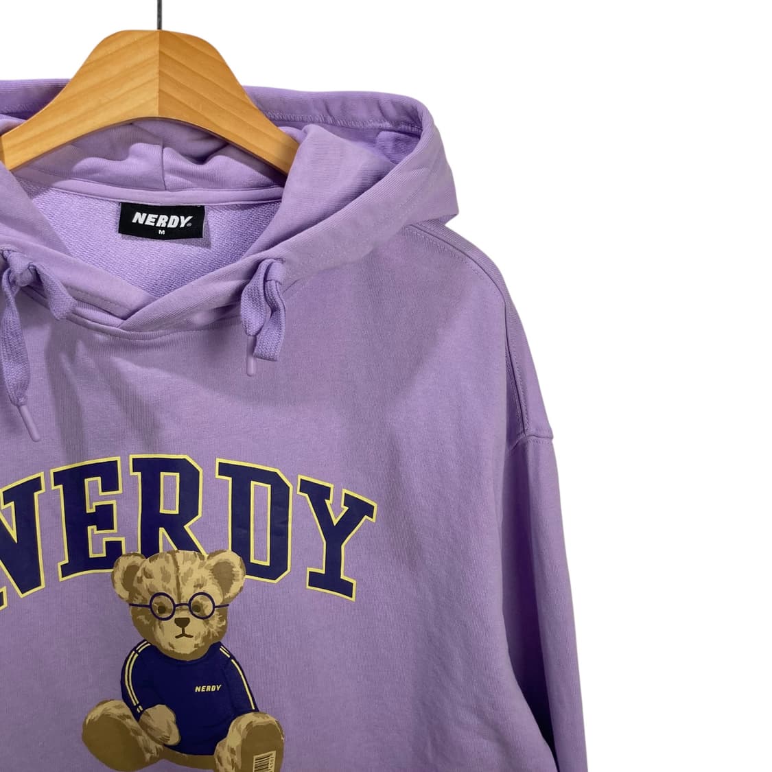 널디 프린팅 연보라 후드 상품이미지3