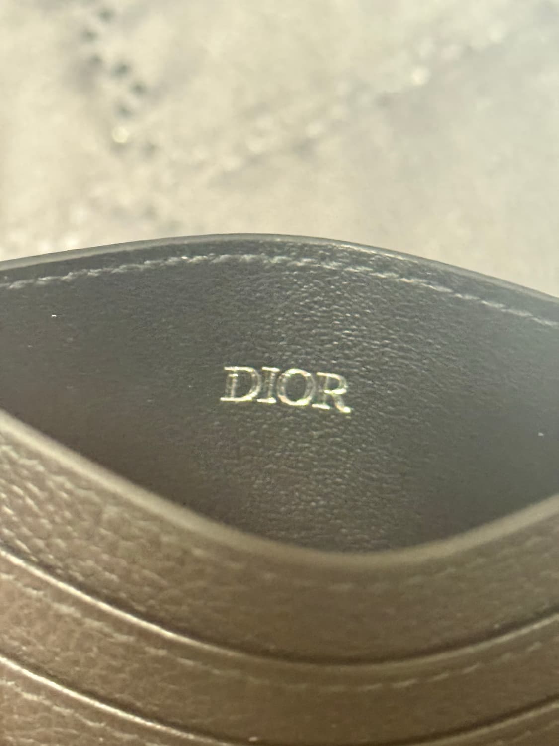 디올 오블리크 그래비티 카드지갑 블랙 상품이미지8