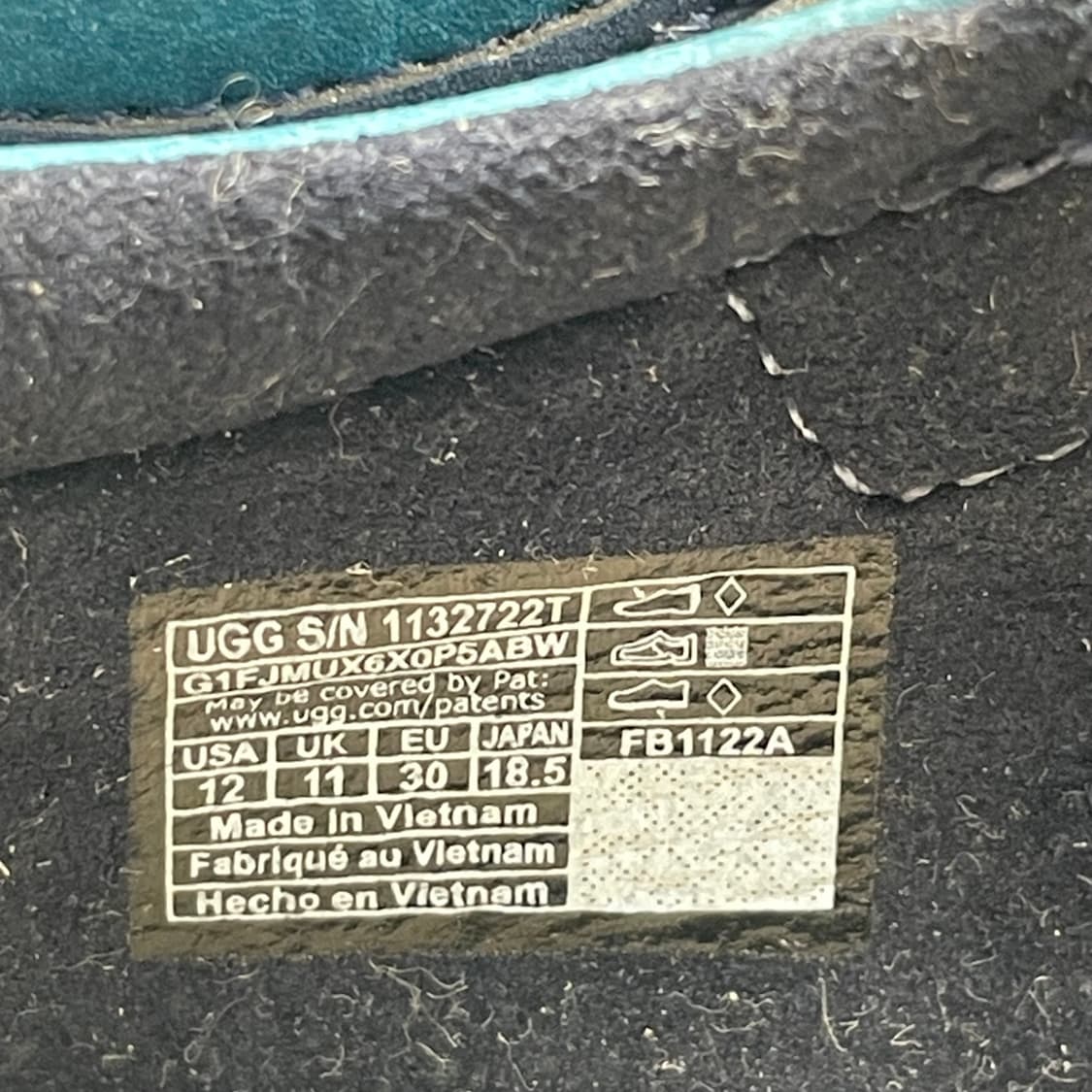 UGG 어그 키즈 샌들 네이비/블루 185 상품이미지8