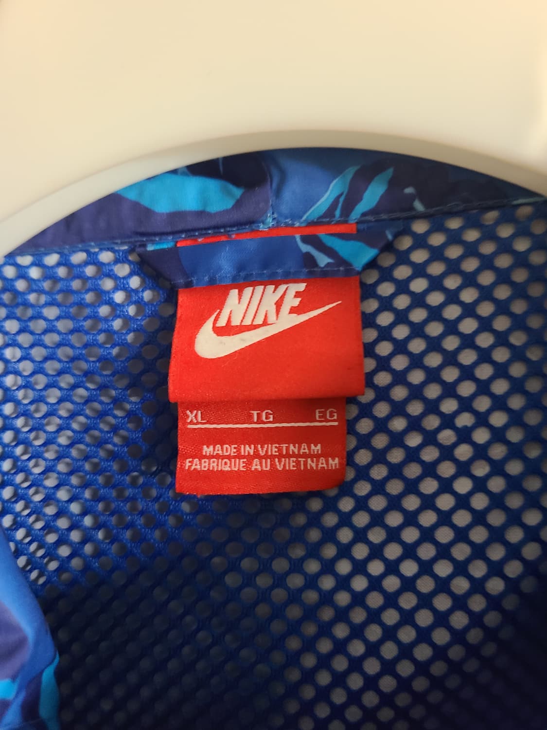 나이키 블루 카모 바람막이(xl) 상품이미지3