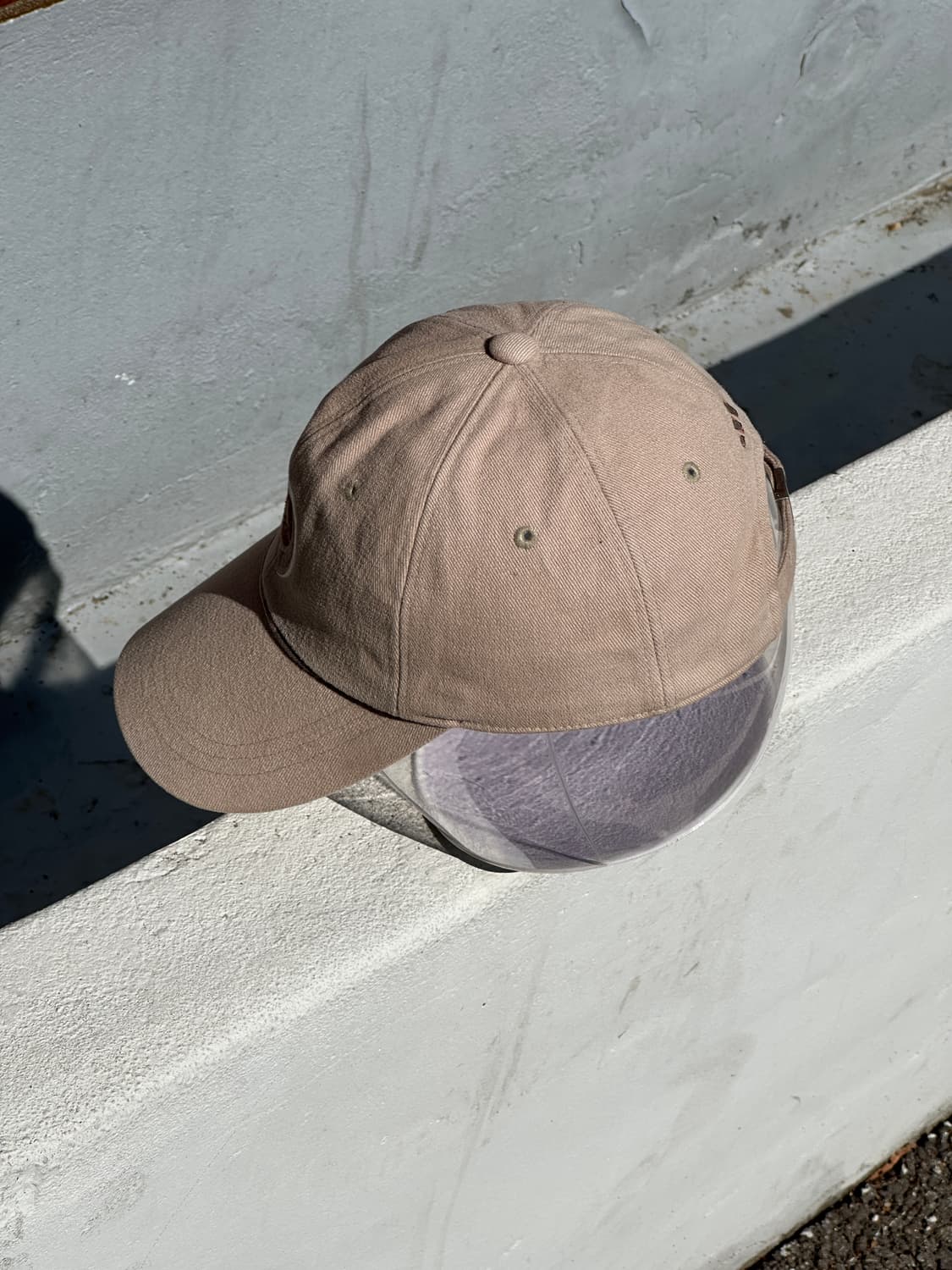 [F] 아디다스 로고 베이지 볼캡 모자 클래식 빈티지 상품이미지3