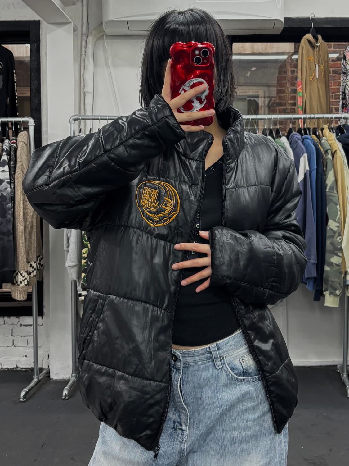 카라쿠리 타마시 오리엔탈 드래곤 패딩 상품이미지3